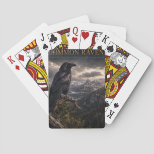 Common Raven Mountain Wilderness ANIMALS Poker Playing Cards