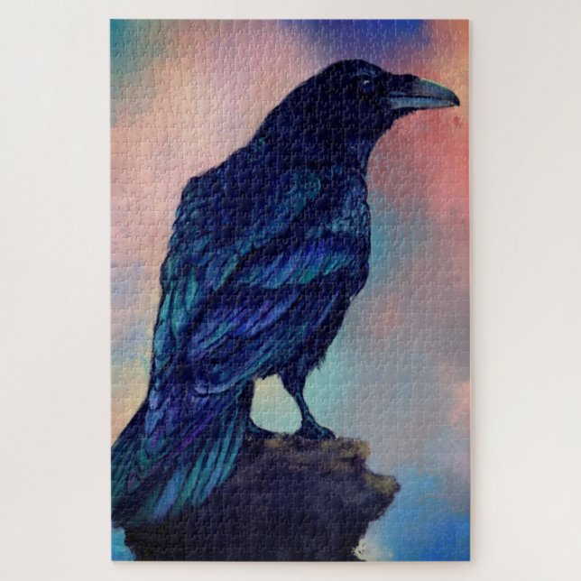 Common Raven Puzzle (Vertical)