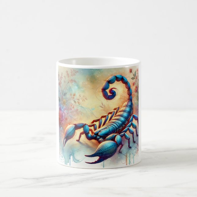 Common scorpion 111024AREF120 - Watercolor Coffee Mug (Center)