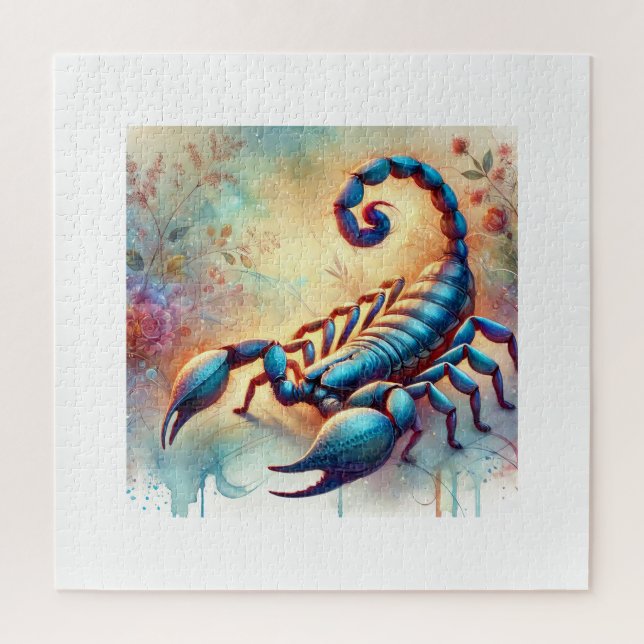 Common scorpion 111024AREF120 - Watercolor Jigsaw Puzzle (Vertical)