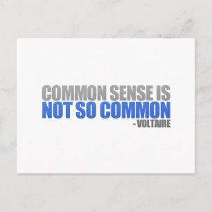 Common Sense Postcard
