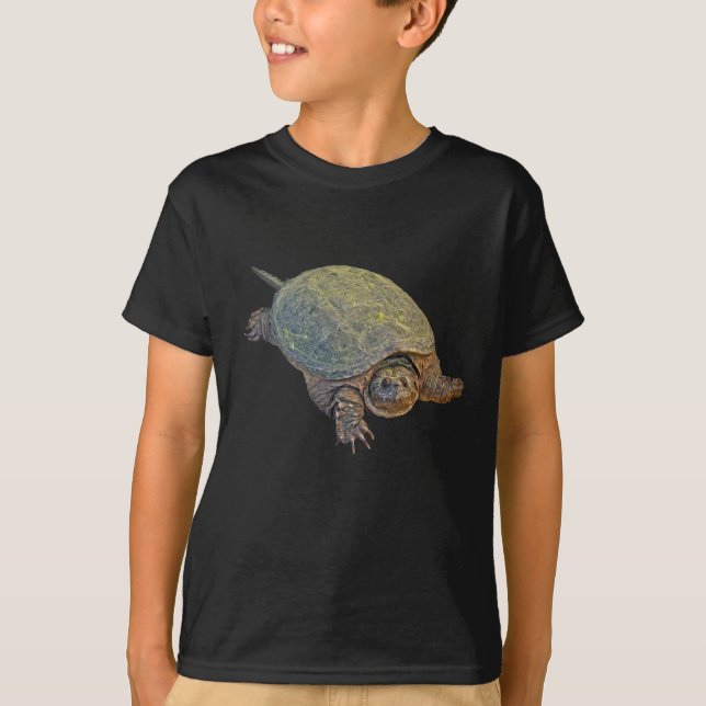 Common Snapping Turtle - Chelydra serpentina T-Shirt (Front)