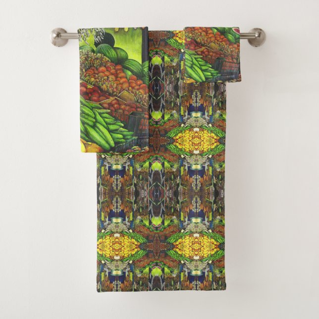 Common Threads of Human Interactions Bath Towel Set (Insitu)