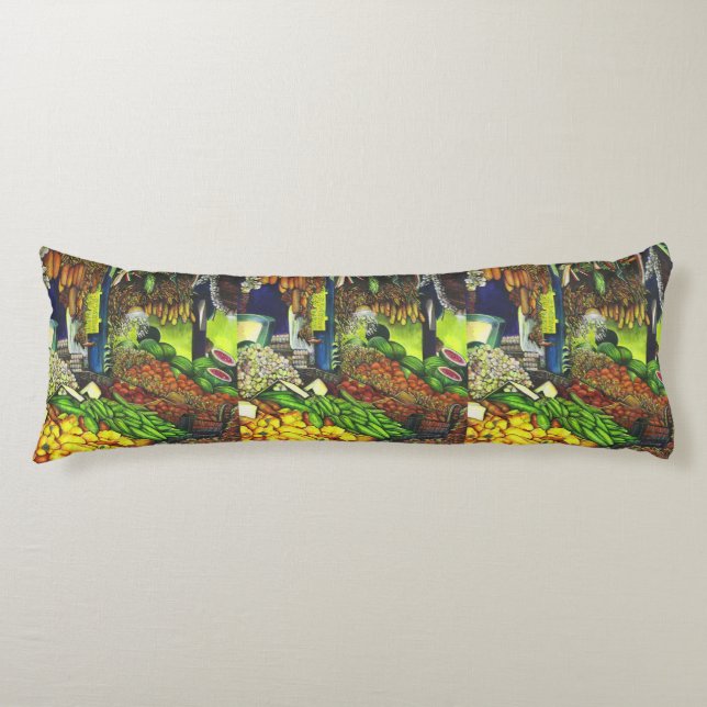 Common Threads of Human Interactions Body Pillow (Front)