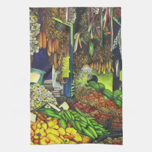 Common Threads of Human Interactions, Budapest Kitchen Towel