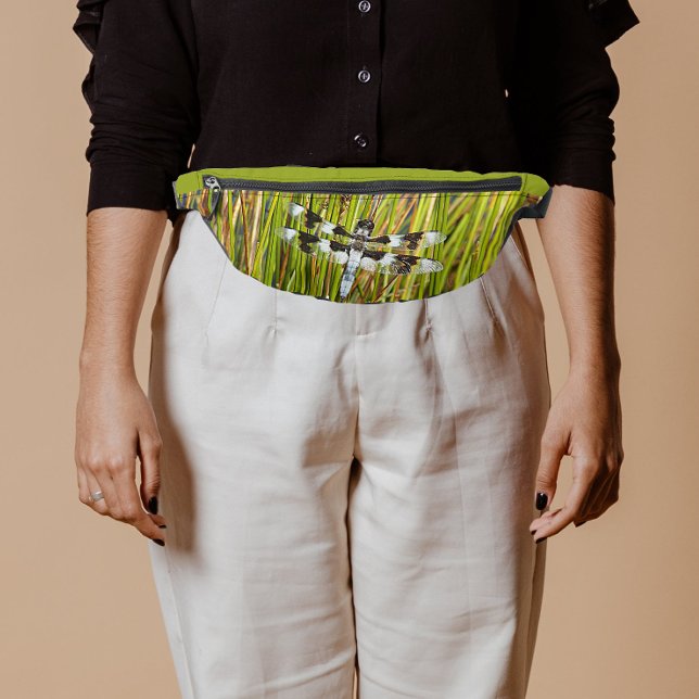 Common Whitetail Skimmer Dragonfly Fanny Pack (In Situ)