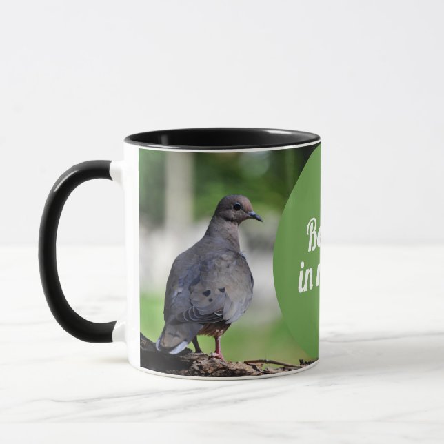 Common Wood Pigeon or Turtle Dove Mug (Left)