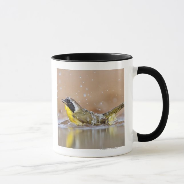 Common yellowthroat bathing mug (Right)