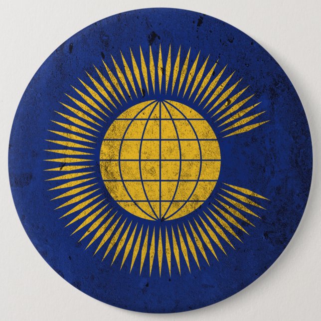 Commonwealth 6 Inch Round Button (Front)