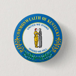 Commonwealth of Kentucky 1 Inch Round Button