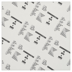 Communication In Dits And Dahs Morse Code Humour Fabric