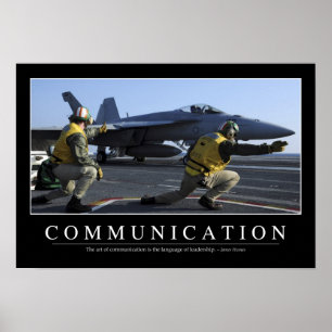 Communication: Inspirational Quote Poster