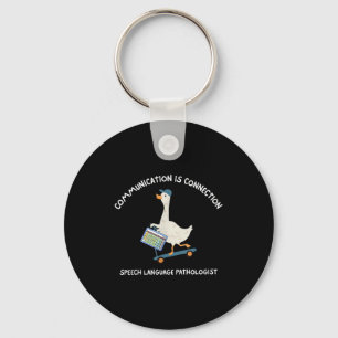 Communication Is Connection Speech Language Pathol Keychain