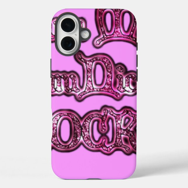 Communication Rocks Pink Hakuna Matata .png Case-Mate iPhone Case (Back)