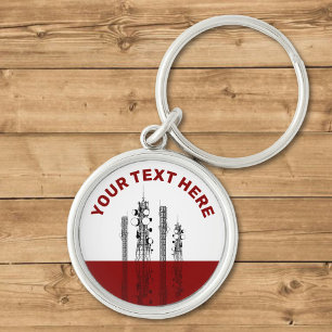 Communication Towers Keychain