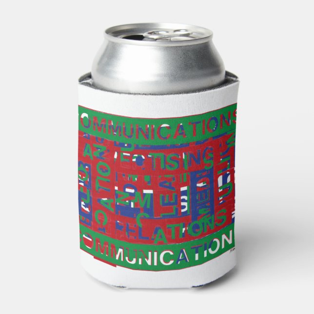 Communications Breakdown Can Cooler (Can Front)