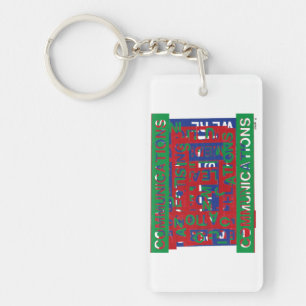 Communications Breakdown Keychain