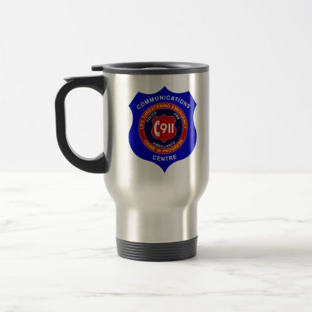 Communications Centre Travel Mug (Left)