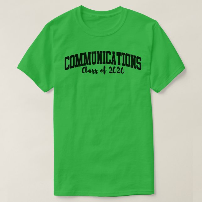 Communications Class of 2026 Major T-Shirt (Design Front)
