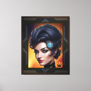 Communications Engineer Evoratae Dinecatcious Canvas Print