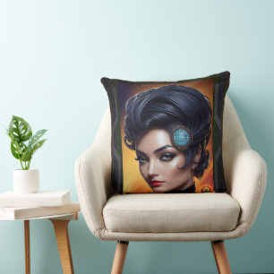 Communications Engineer Evoratae Dinecatcious Throw Pillow