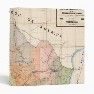 (Communications Letter) Map of Mexico Binder