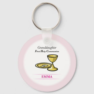 Communion Body and Blood Granddaughter Keychain