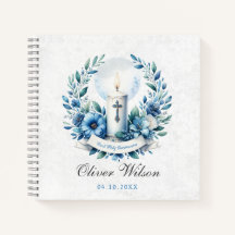 Communion Candle First Holly Communion Guest Book