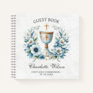 Communion cup First Holly Communion Guest Book