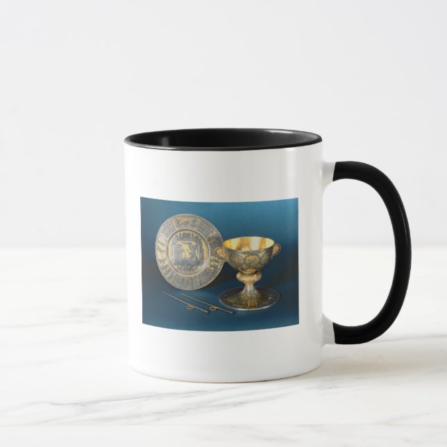 Communion Cup, Plate and Fistulae Mug (Right)