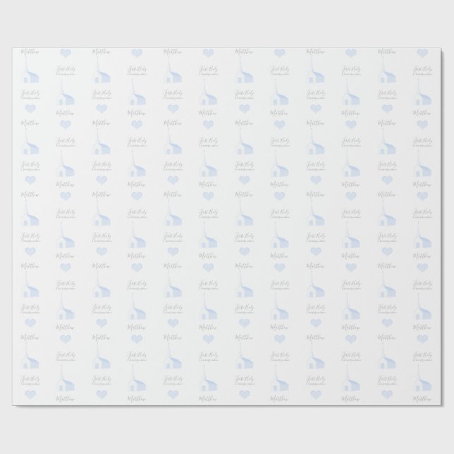 Communion Day Church Wrapping Paper (Flat)