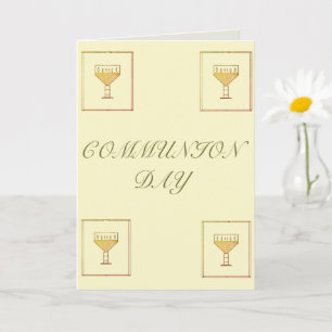 Communion Day Folded Greeting Card