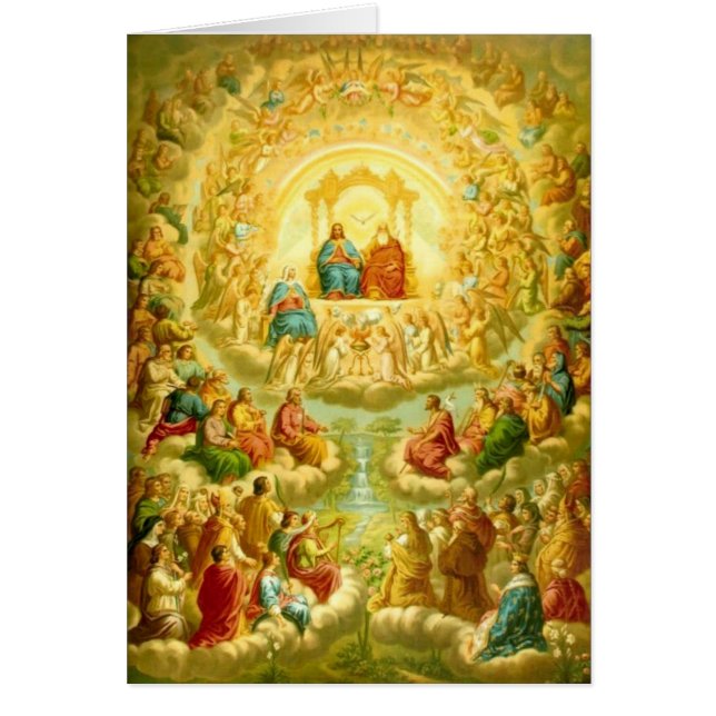 COMMUNION DE TOUS LES SAINTS DANS LA TRINITÉ DE (Devant)
