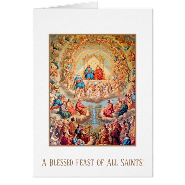 COMMUNION OF ALL THE SAINTS DAY HEAVEN TRINITY (Front)