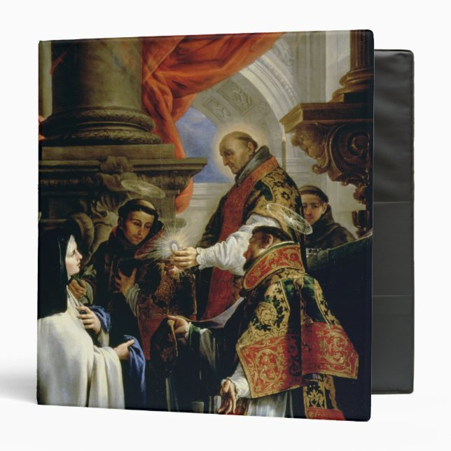 Communion of St. Teresa of Avila  c.1670 Binder (Front/Inside)