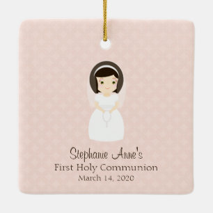 Communion Prayer Ceramic Ornament