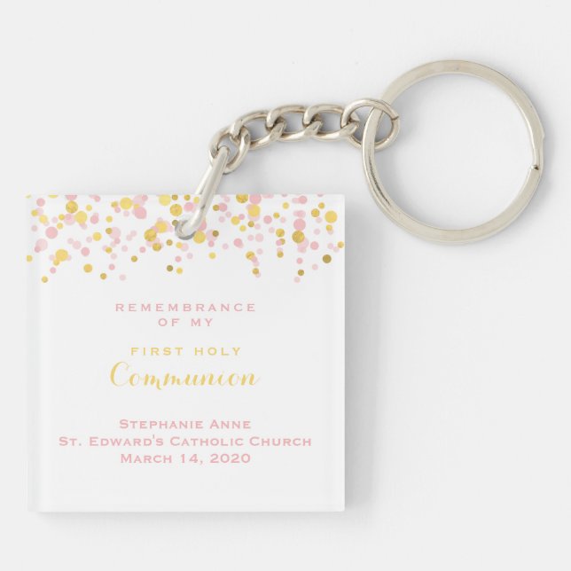 Communion Prayer Keychain (Back)