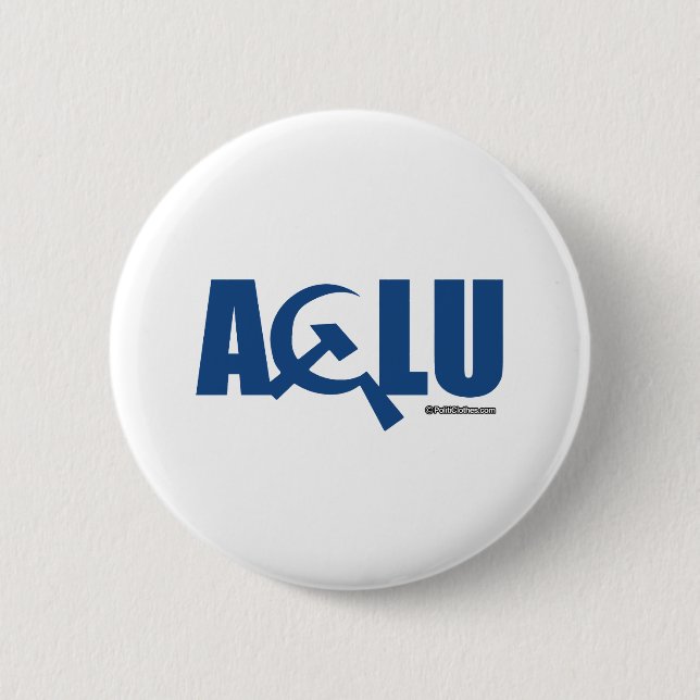 Communist ACLU 2 Inch Round Button (Front)