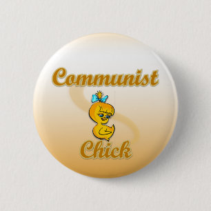 Communist Chick 2 Inch Round Button