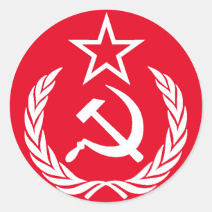 Communist Classic Round Sticker