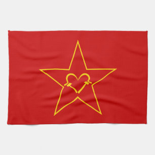 Communist Heart Kitchen Towel
