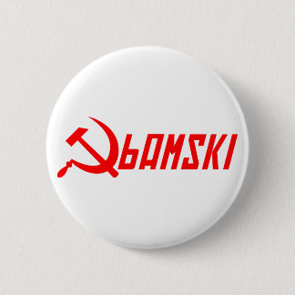 Communist Obama 2 Inch Round Button