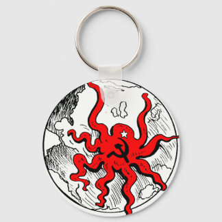 Communist Octopus Keychain