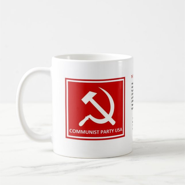 Communist Party Mug with "The Internationale" (Left)