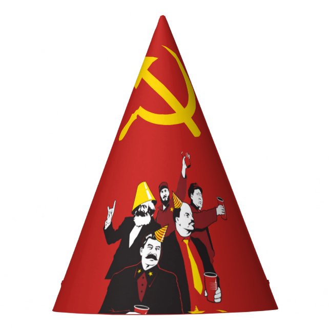Communist Party party hat socialist karl marx (Front)