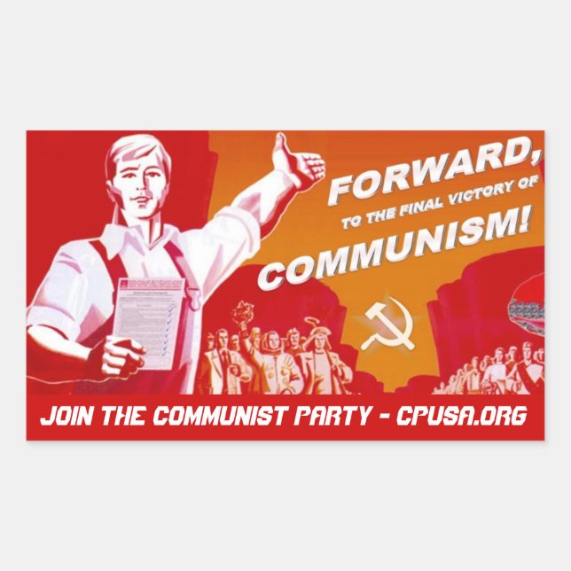 Communist Party Sticker (Front)