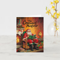 Communist Santa Xmas Card