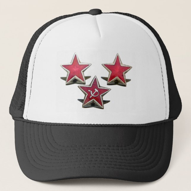 Communist stars trucker hat (Front)