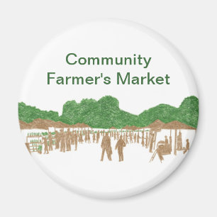 Community Farmer's Market Magnets