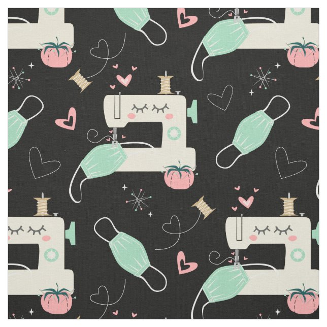 Community Mask Making ©studioxtine Fabric (Swatch)